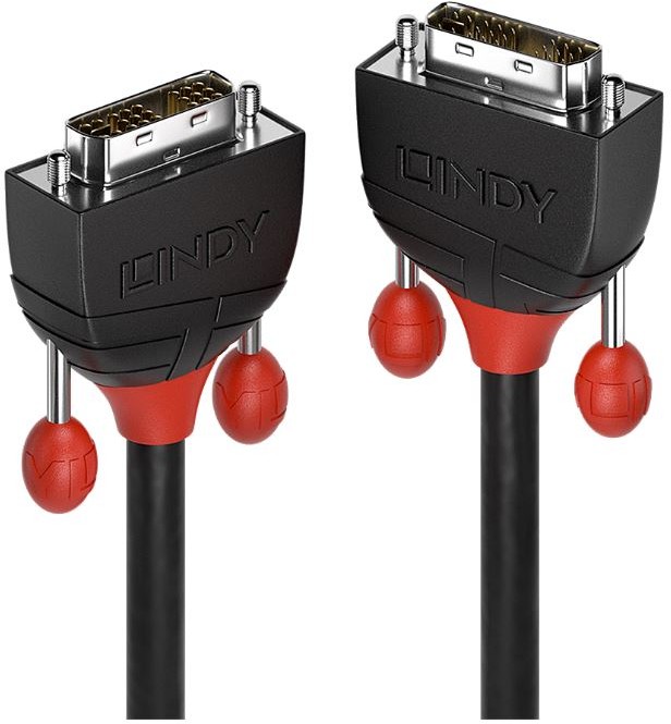 Lindy 36263 Kabel DVI-I Single Link Black Line 5m LY-36263