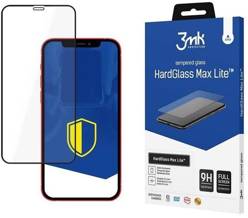 3MK Szkło ochronne HardGlass Max Lite do Apple iPhone 13 Mini