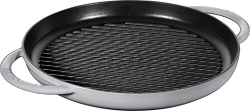 Staub 40511 patelnia do grillowania  782  0, okrągła, 30 cm, żeliwo, szary 40511-782-0