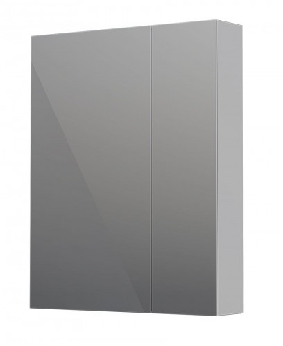 Oristo Szafka górna lustrzana NEO 60 cm dwoje drzwi CHROM POŁYSK OR00-SGL2D-60-99
