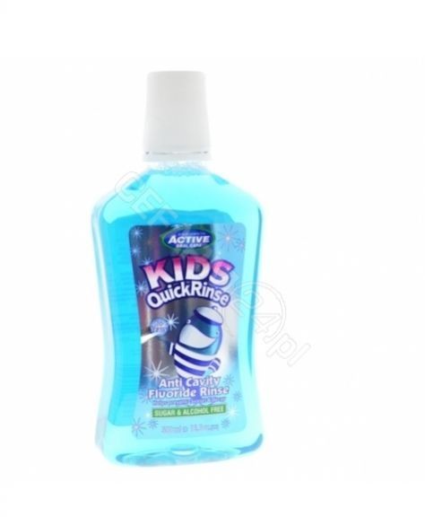 Płyn do ust Active Kids Quick z Fluorem 500 ml Beauty Formulas