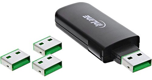 InLine 55723N portowy bloczek USB, 20 sztuk w opakowaniu uzupełniającym do bloku portów USB 55723N