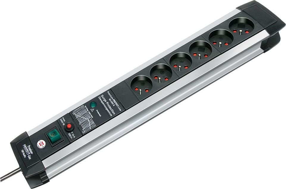Brennenstuhl Listwa zasilająca Listwa przeciwprzepięciowa Premium Protect Line 6 gniazd 3m 1391004607