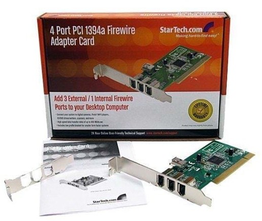 StarTech com com 4 port PCI FireWire Adapter Card PCI1394MP