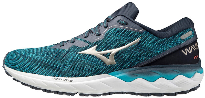 Mizuno Wave Skyrise 2 Shoes Men, scuba blue/platinum gold/india ink UK 9 | EU 43 2021 Buty szosowe J1GC210942-43
