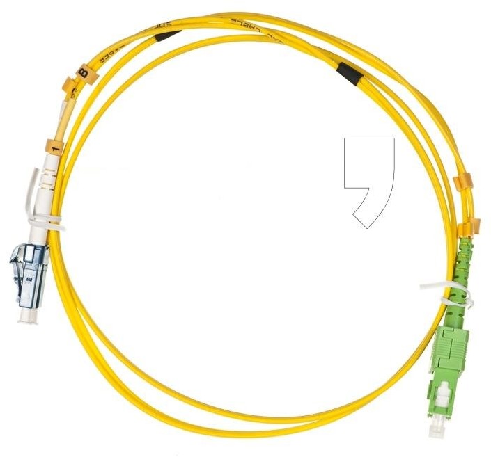 A-LAN Alantec Kabel Patch cord SM SC Duplex - APC-LC ALANTEC FOC-SCALC-9SMD-1, 9/125, 1 m