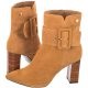 Caprice Botki Brązowe 9-25319-27 624 Curcuma Suede (CP294-a)