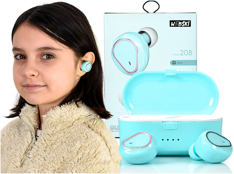 Dotykowe Słuchawki Bezprzewodowe Bluetooth+etui