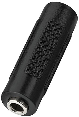 Monacor 2 X 3,5 MM JACK stereo Inline tworzywo sztuczne adapter 06.7620