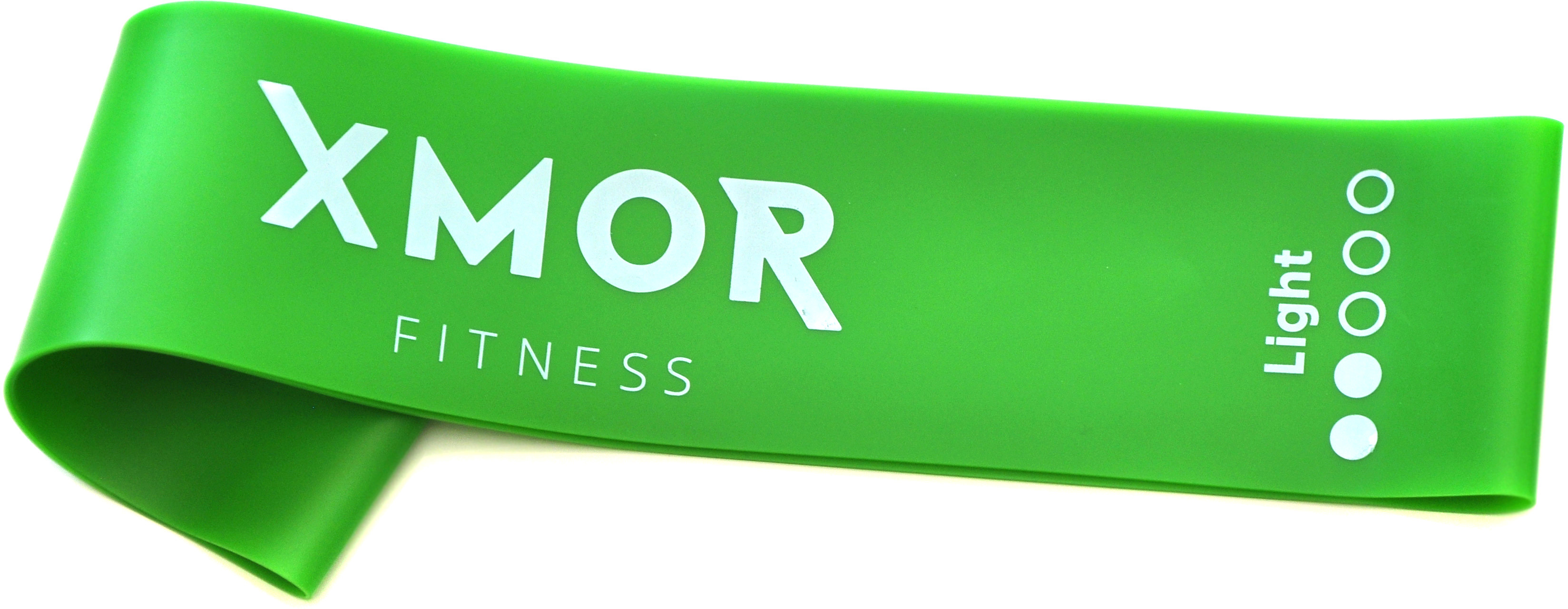 Zipro XMOR FITNESS oporowa MINI BAND lekka XMOR zielona)