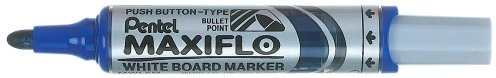 Pentel Maxiflo MWL5 M Boardmarker 12 sztuk niebieski MWL5M-CO