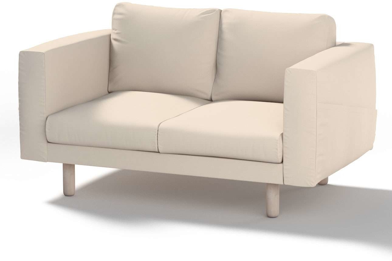 Dekoria pl pl Pokrowiec na sofę Norsborg 2-osobową kremowa biel 153 x 88 x 85 cm Etna 1021-705-01