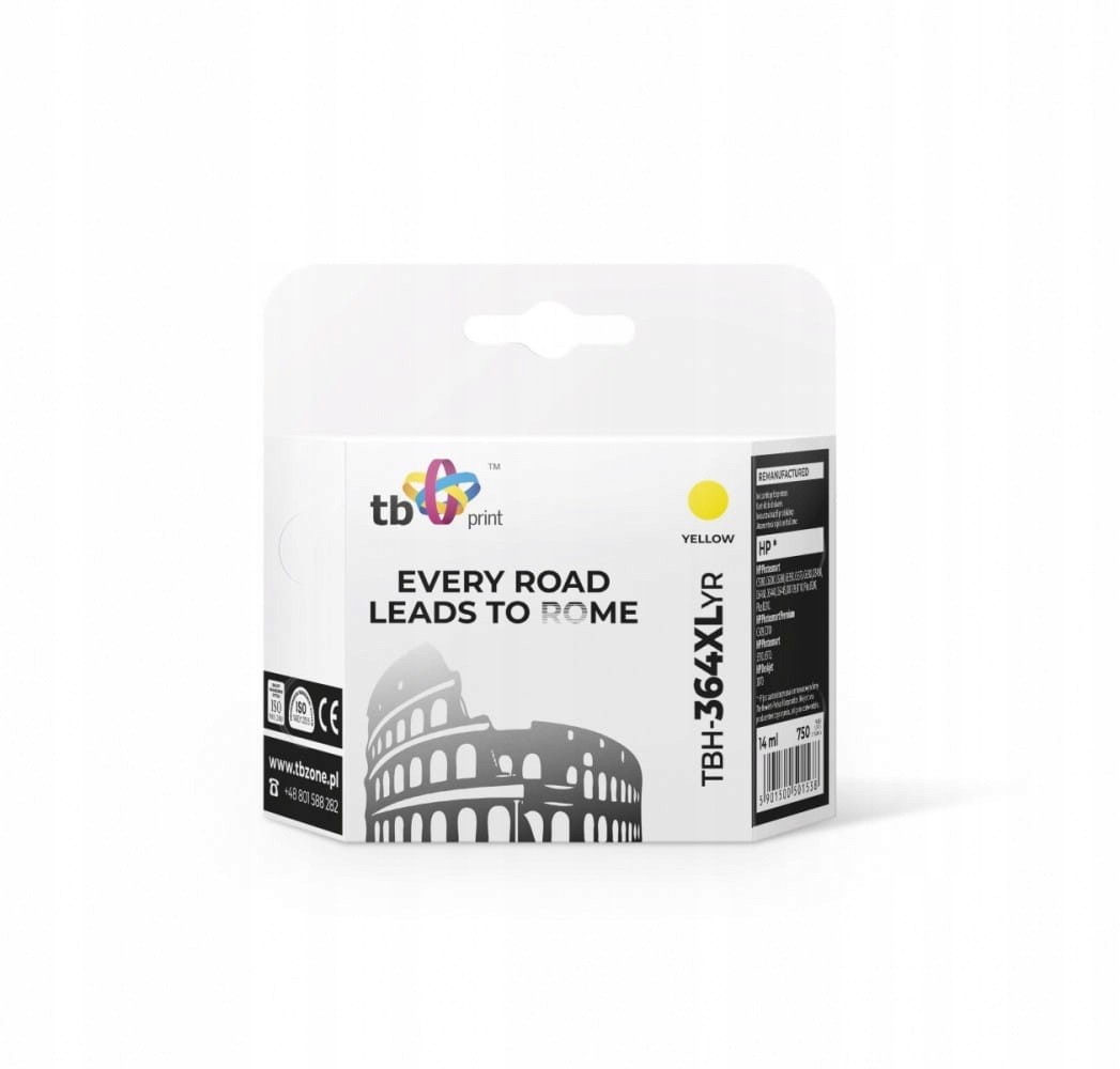 HP Tb Print Tusz do Ps B8550 TBH-364XLYR Ye ref.