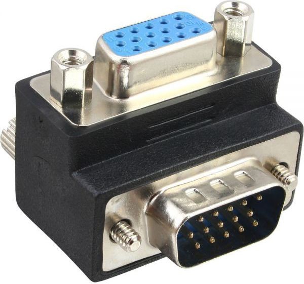 InLine Adapter AV VGA Adapter 90stopni 15 Pin męski żeński 37248I 37248I