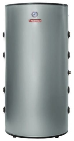 Termica ZBIORNIK BUFOROWY NIERDZEWNY STOJĄCY DO POMP CIEPŁA 150 L Z 8 MUFAMI 5/4