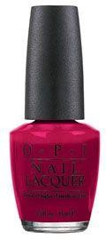 O.P.I Nail Lacquer lakier do paznokci Strawberry Margarita/Jasna Fuksja NLM23 15ml