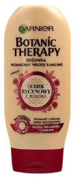 Garnier Botanic Therapy odżywka wzmacnia włosy łamliwe Olejek Rycynowy i Migdał 200ml