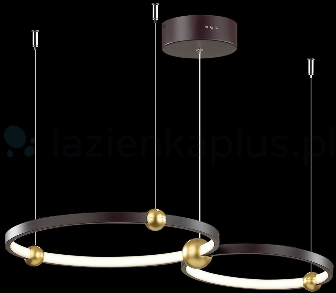Altavola Design Aurora lampa wisząca czarny złoty LA110P403kblack