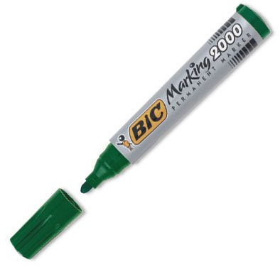 BIC Marker ZIELONY OKRĄGŁY permanentny 2000