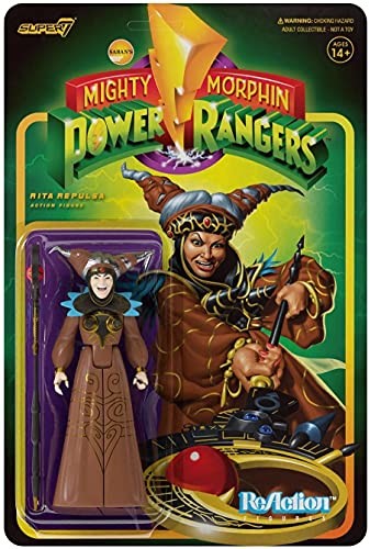 Super 7 Super7 - Mighty Morphin' Power Rangers ReAction Figure Wave 1 - Rita Repulsa RE-POWRW01-RRP-