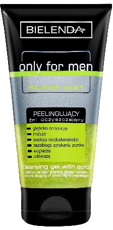 BIELENDA only for men SUPER MAT Peelingujący żel oczyszczający 150ml