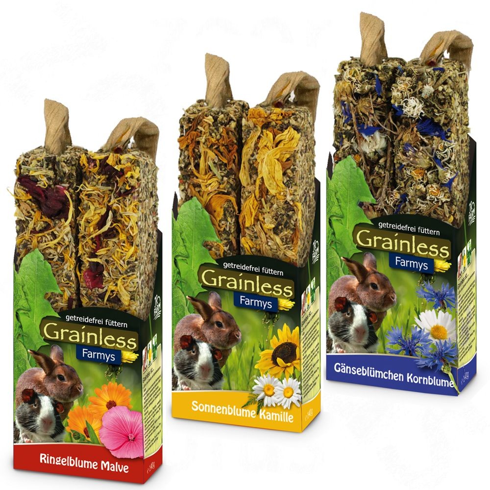 JR Farm Mieszany zestaw Kolba Farmys Grainless - 3 x 2 sztuki