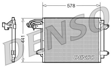 DENSO Chłodnica klimatyzacji - skraplacz DCN32030