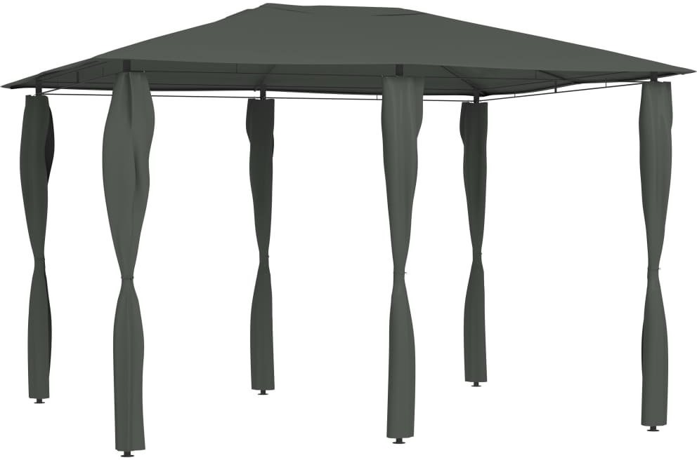 vidaXL Altana ze ścianami bocznymi, 3x4x2,6 m, antracytowa, 160 g/m! 313613