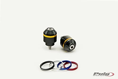 Puig 9209N końcówki kierownicy para krótki model z pierścieniem do Yamaha MT-07 Tracer 16'-17' 9209N