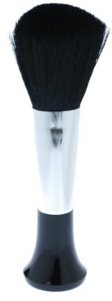 Fantasia Pędzel do pudru  Stand, naturalny do włosów, wysokość: 15 cm, 3 cm, czarny/srebrny 1831