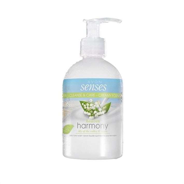 Avon Senses Heaven Harmony z wit E mydło w płynie konwalia i jabłko 250ml