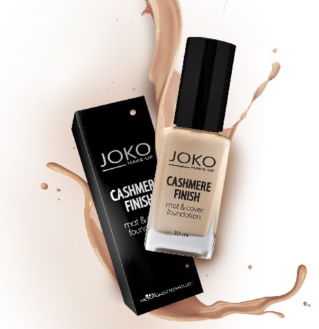 JOKO Podkład Cashmere Finish Mat & Cover Foundation J152 beige 30ml