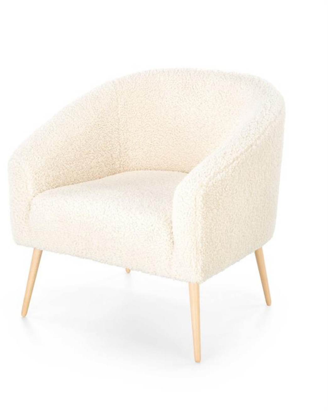 Halmar Fotel Grifon 2 fotel baranek tkanina boucle 6453