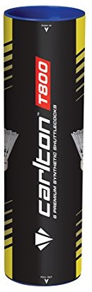 Dunlop Carlton Tournament T800 lotki do badmintona, czerwony, jeden rozmiar 3776_Rot_One size