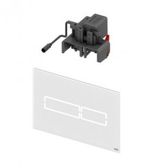 TECE 9240960 Lux mini przycisk spłukujący do WC szkło białe 9240960