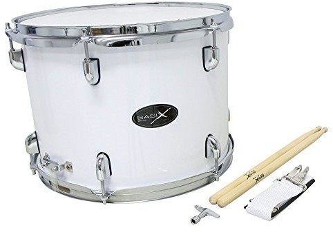 GEWA PURE Basix Marching Tenor Drum, Snare biały, (14 cali) x (10 cali) F893100