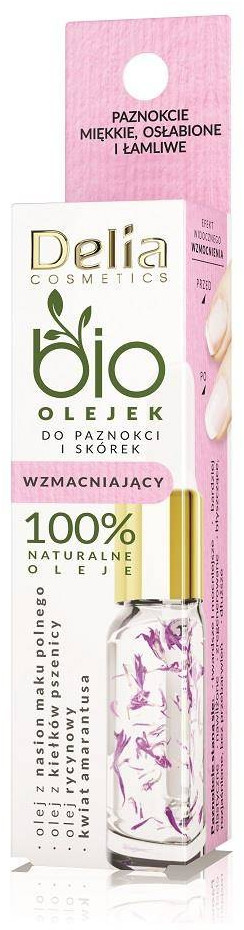 Delia Bio olejek wzmacniający do paznokci i skórek 10ml 98712-uniw