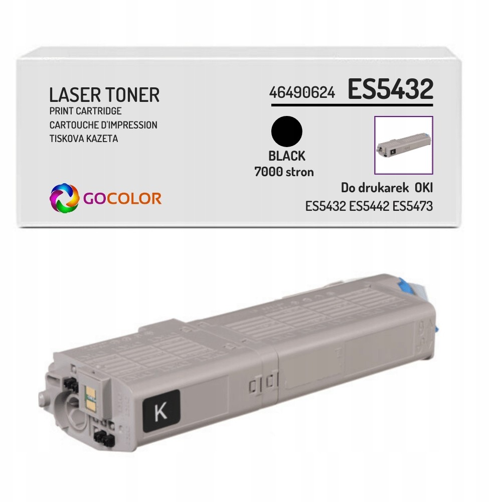 Toner do Oki ES5442DN 46490624 Black 100% nowy