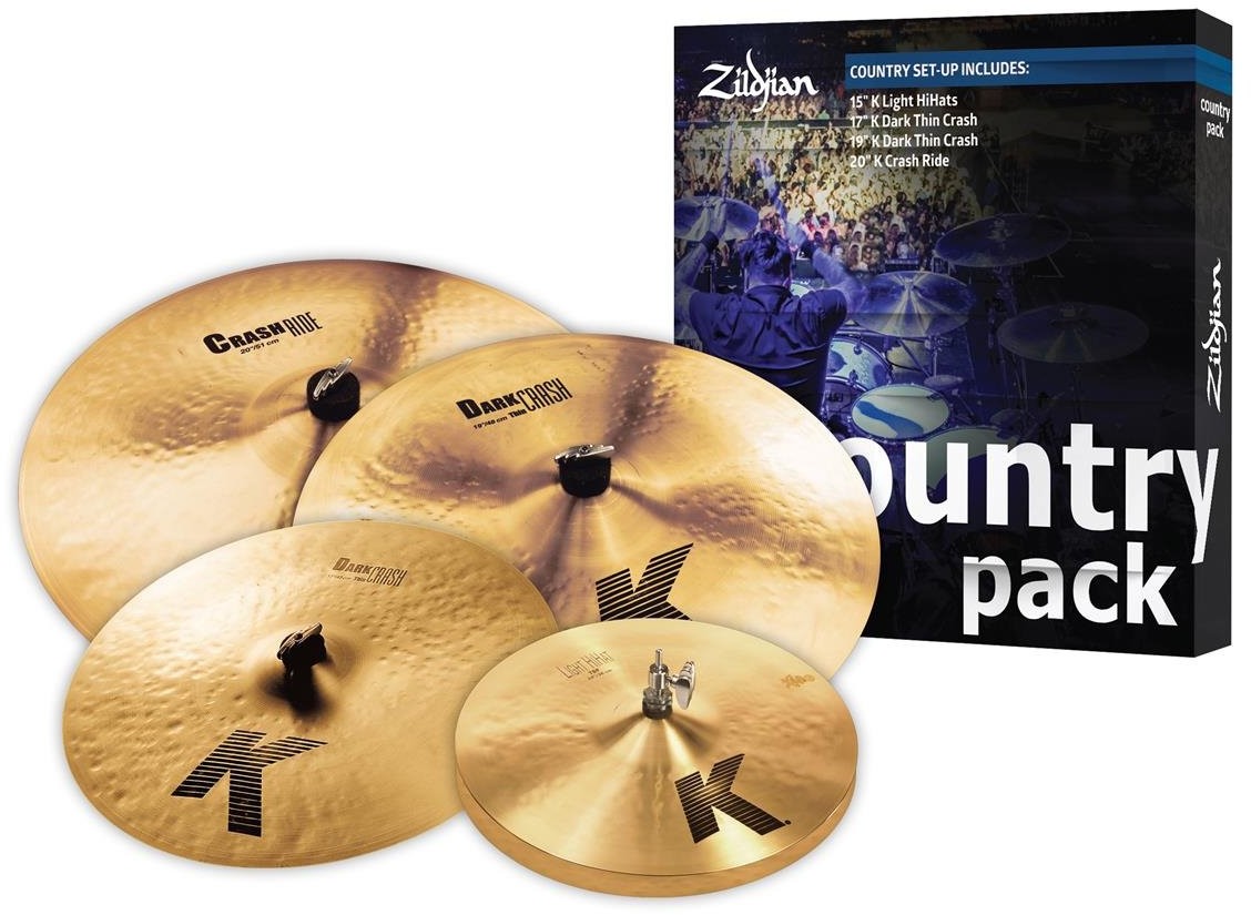 Zildjian Country K 15,17,19,20 zestaw talerzy