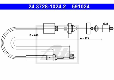 A.B.S. Cylinderek hamulcowy 52300X