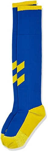 Hummel skarpety dla dzieci Fundamental Football Socks, niebieski 22-137-7724_True Blue/Sports Yellow_6 ( 28 - 31 )