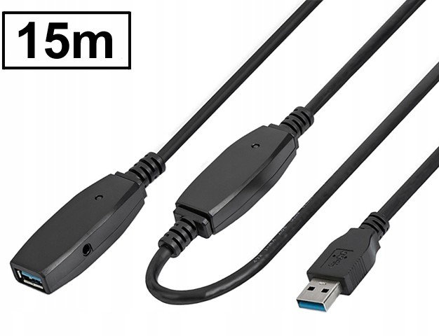 Digitus Przedłużacz aktywny USB3.0 SuperSpeed 15m
