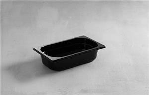 Hendi Pojemnik GN 1/4 65 mm, czarny poliwęglan | , 862636 HENDI-862636