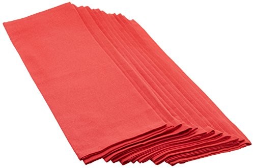 CALITEX Calitex Arc En Ciel serwetki z materiału/bawełny rubin 44 x 44 cm SERVIETTES