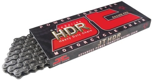 JT Sprockets (JTC420HDR134SL) stalowy łańcuch napędowy o dużej wytrzymałości 134-ogniwowy 420 HDR JTC420HDR134SL