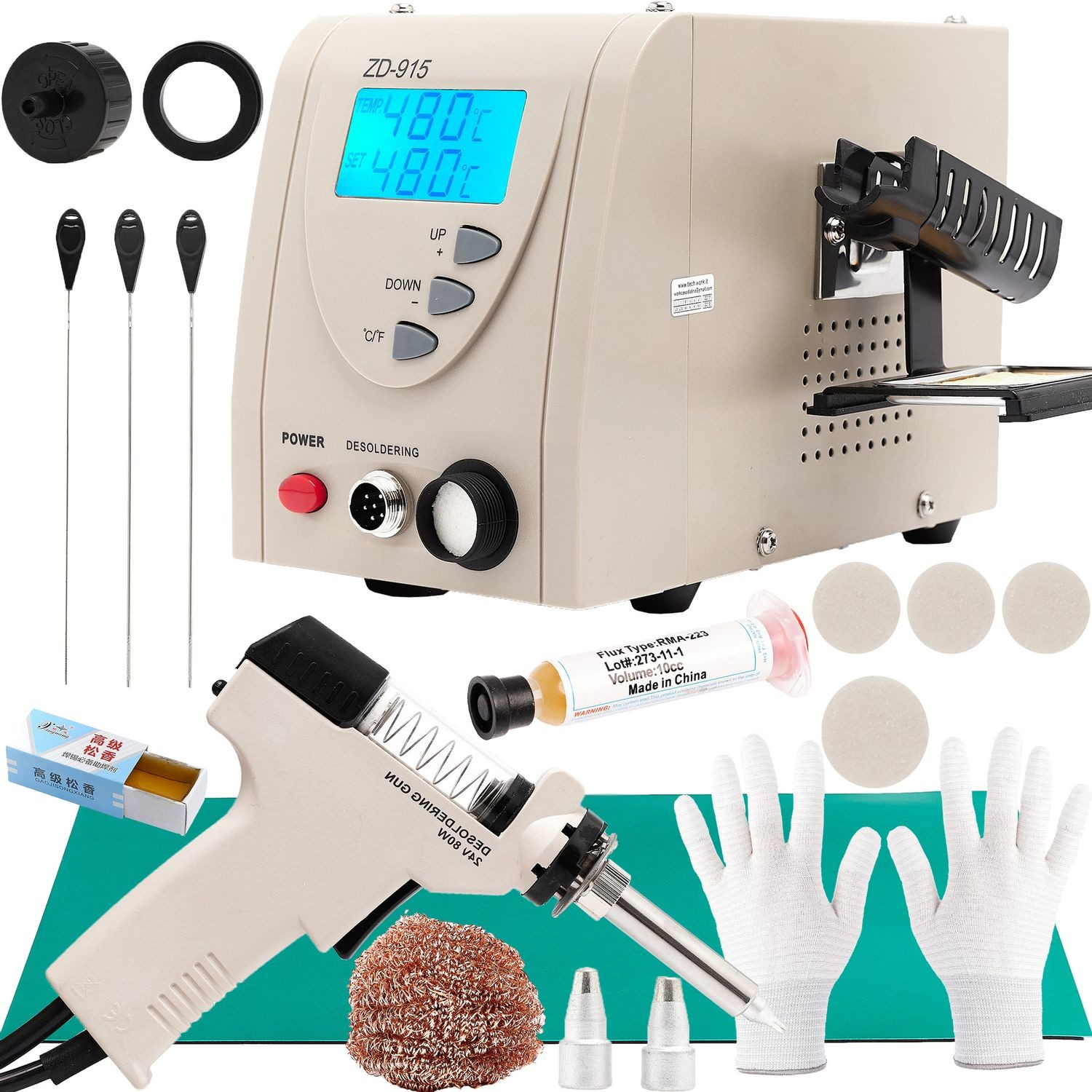 Stacja rozlutownicza ZD-915 + KIT22 ZESTAW-0E0B-73359