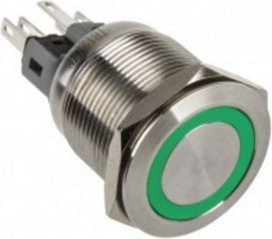 DimasTech Przycisk LED 22mm Zielony PD098 PD098