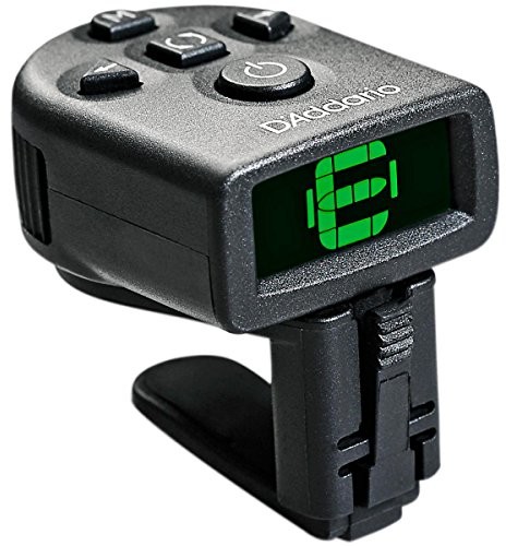 Planet Waves NS Micro tuner do strojenia gitary z wielokolorowym, podświetlanym wyświetlaczem i funkcją metronomu, w zestawie bateria, kolor czarny PW-CT-12