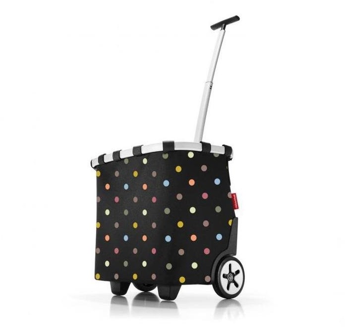 Reisenthel Wózek zakupowy Dots Carrycruiser, czarny, 47,5x32x42 cm
