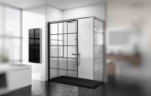 Novellini Kuadra H Squares Ścianka walk-in 100 KUADH100-81H  KUADH100-81H